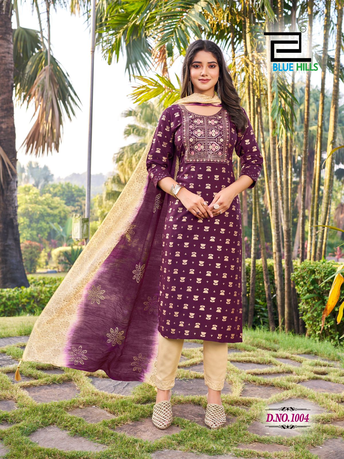 Suva By Blue Hills Rayon Kurti With Bottom Dupatta Wholesale Online